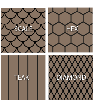 U-Dek Patterned Sheets