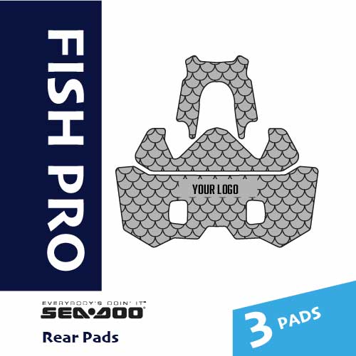 Sea Doo Fish PRO - Scales Rear pads
