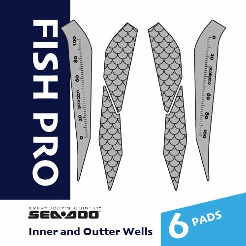 Sea Doo Fish PRO - Scales Inner and Outter wells